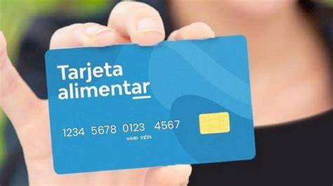 tarjeta alimentar del gobierno